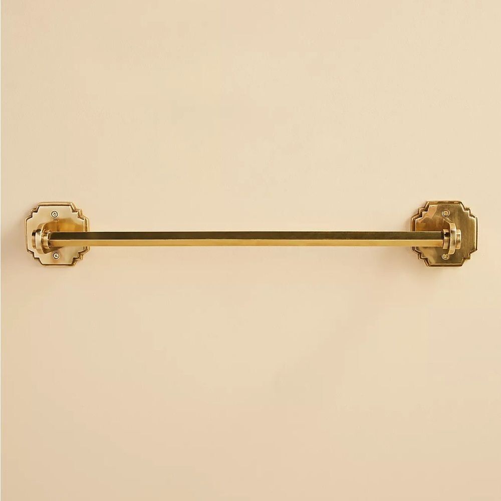 New Anthropologie Raina Brass Towel Bar